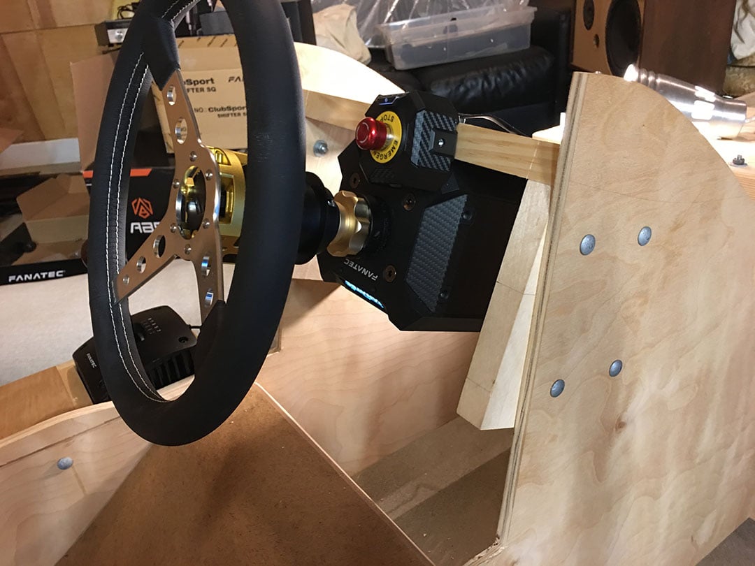 Wheelbase and emergency stop closeup
