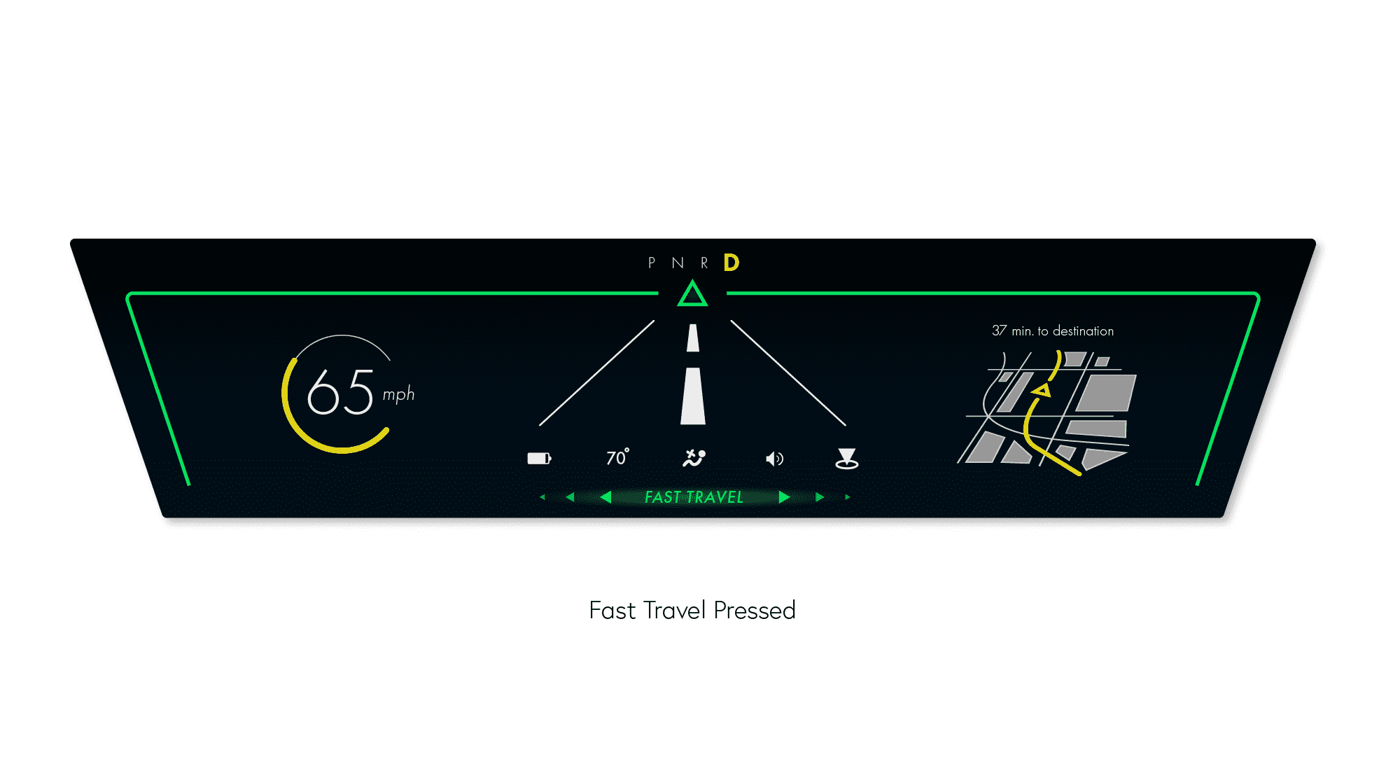 Fast travel pressed