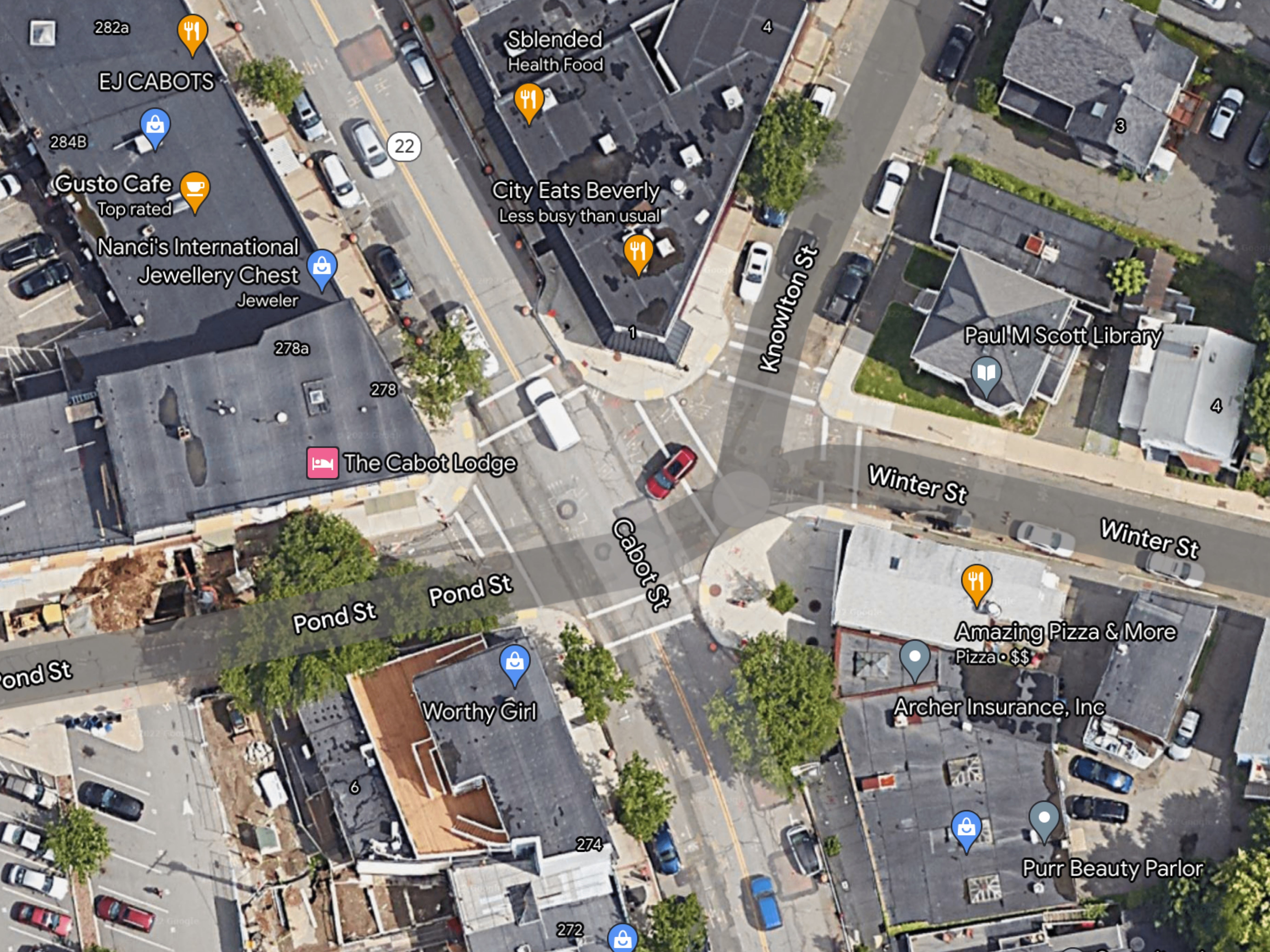 Cabot Corner Intersection