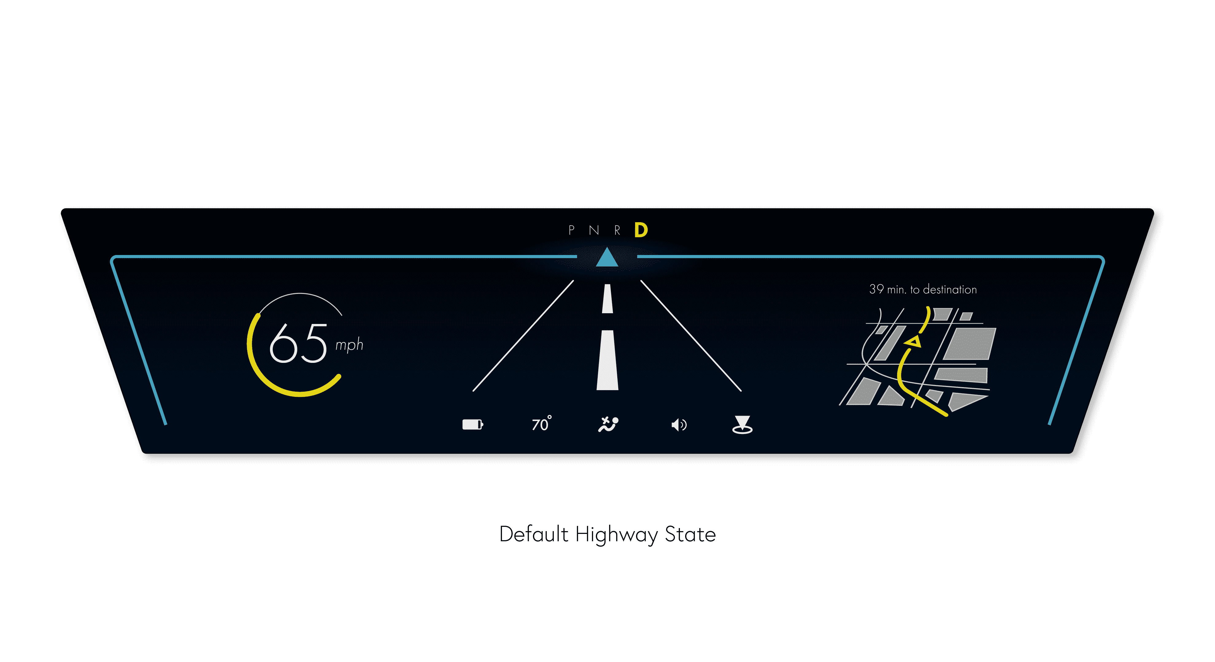 Default highway screen